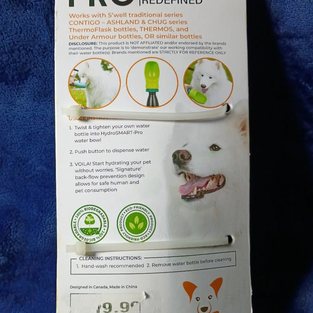 Hydrosmart Pro Pet Hydration Bottle